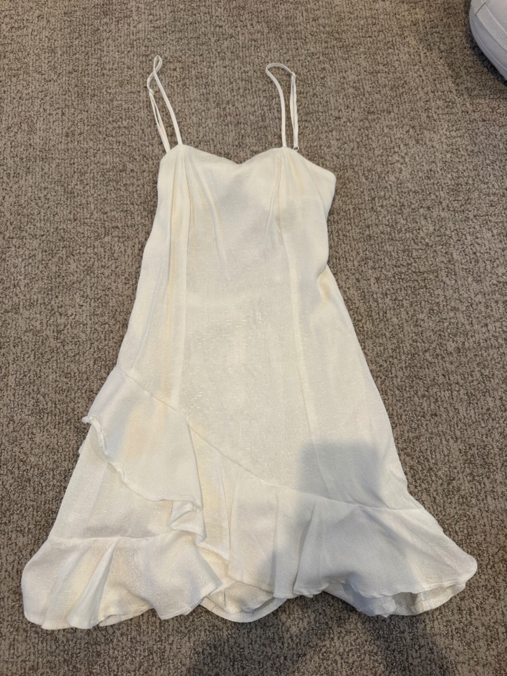 Pink Lily white dress